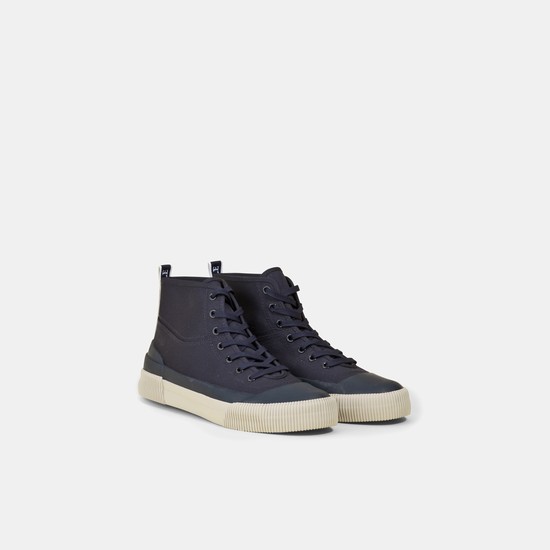 Aigle The Eco-friendly Canvas And Rubber Sneakers Men Navy ZA-62489